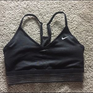 Nike black sports bra